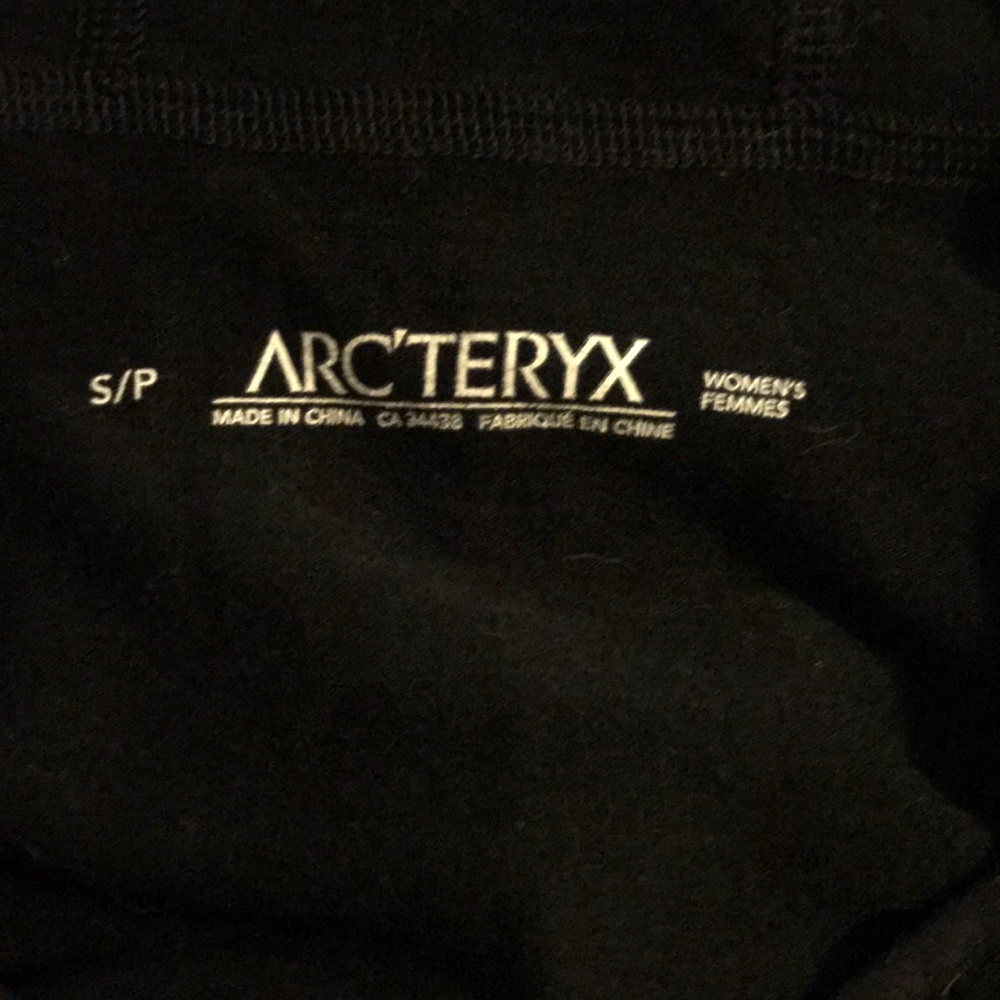 Hoooded Black Wool Arc’tyrex Top